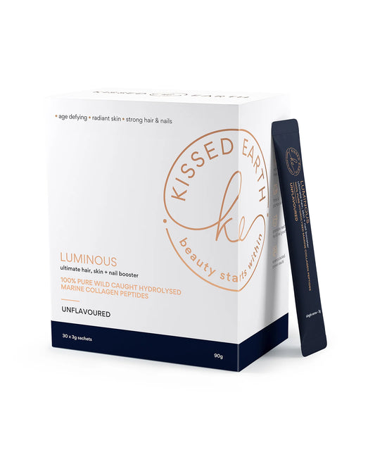 Luminous unflavoured collagen